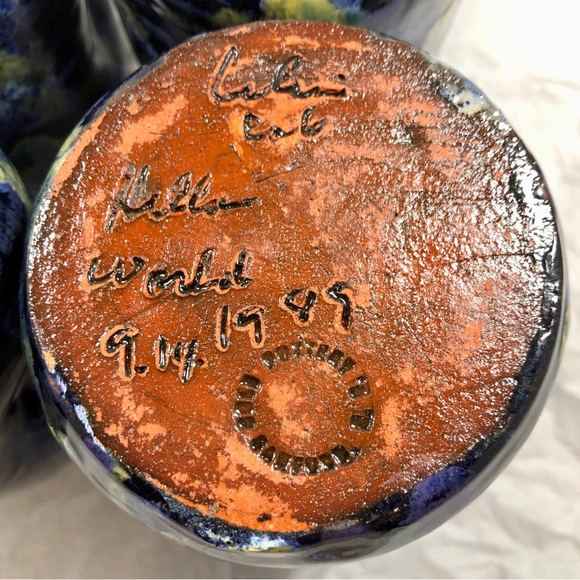 SET of 4 CERAMIC HANDMADE MUGS - Picture 9 of 12